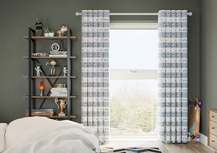 Brum Brum, Highway - Made to Measure Curtains - Image 3